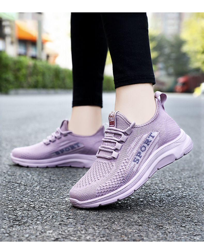 Women's Sports Solid Color Round Toe Sports Shoes display picture 2