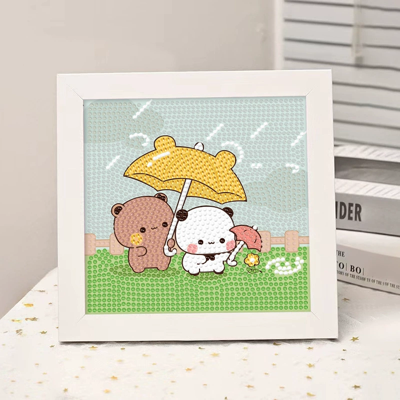 Набор для алмазной вышивки (Sanrio) Пикачу в раме, 17×17 см, комплект для полного стежка DIY