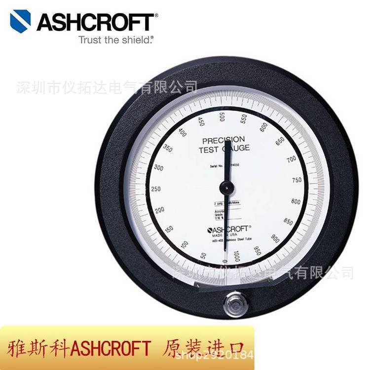 Ashcroft Pressure Gauge A4A Is Used for Testing, Calibrating and Validating System Applications, Dedicated for Calibration