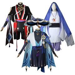 原神cos服流浪者cosplay散兵流浪者動漫遊戲服裝假髮c服套裝男