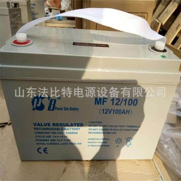 派士博铅酸蓄电池MF12/100通讯电源12V100Ah消防应急设备 含税运