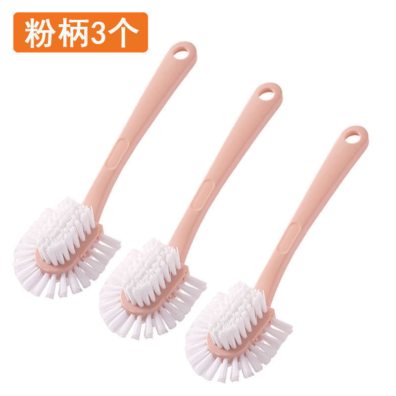 [가성비 핫상품] 5면 구두솔 [핑크색 손잡이*3개]