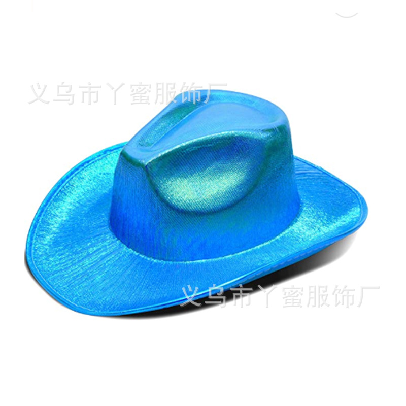 Fabricantes de sombreros de vaqueros coloridos de fiesta, sombreros fluorescentes, sombreros de perlas, sombreros de vaqueros coloridos de Halloween