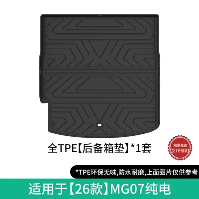 Modelə uyğun ayaqaltı car floor mats, custom-made - 26-models-of-mg07-trunk-mats-pure-electricperforated