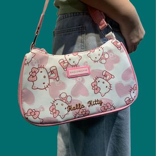 New Cute Cross-Border Backpack Girls Armpit Bag Handbag Girls Shoulder Bag Niche Cartoon Handbag Women's Bag