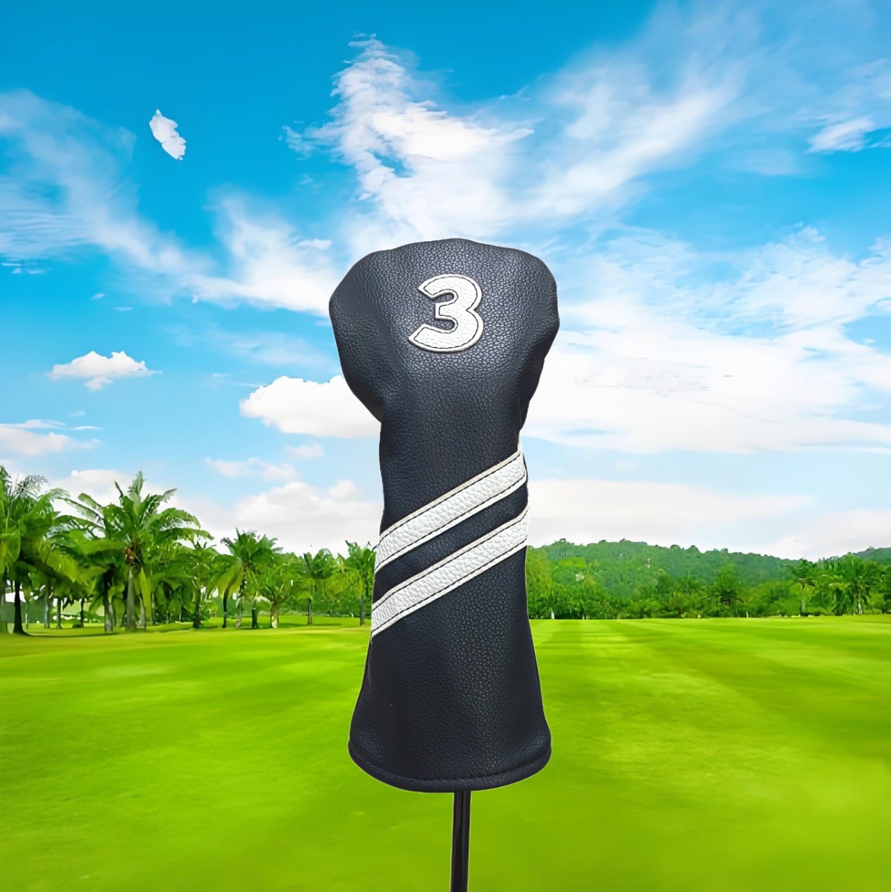 검은색 나무 기둥 덮개(3번)