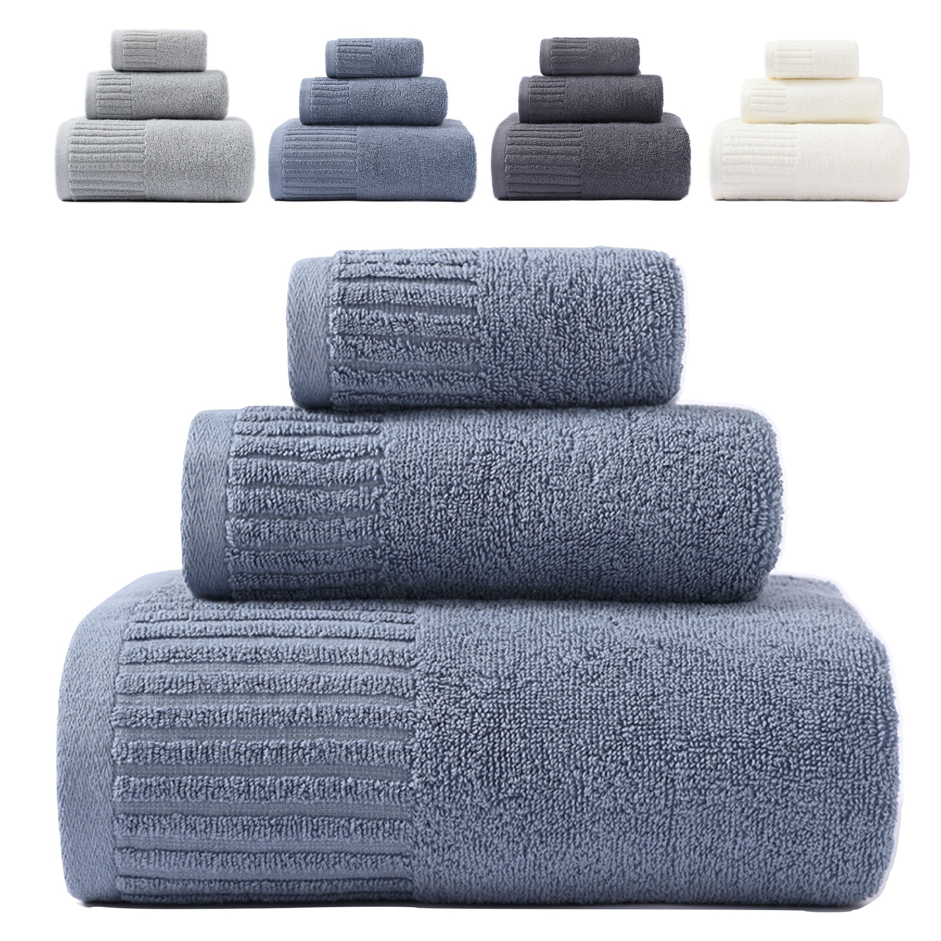 New Bath Towel Pure Cotton Absorbent Type a Thickeneded Large Bath Towel Absorbs Water, Quick-Drying and Does Not Shed Lint, Cotton Couple Bath Towel Wholesale