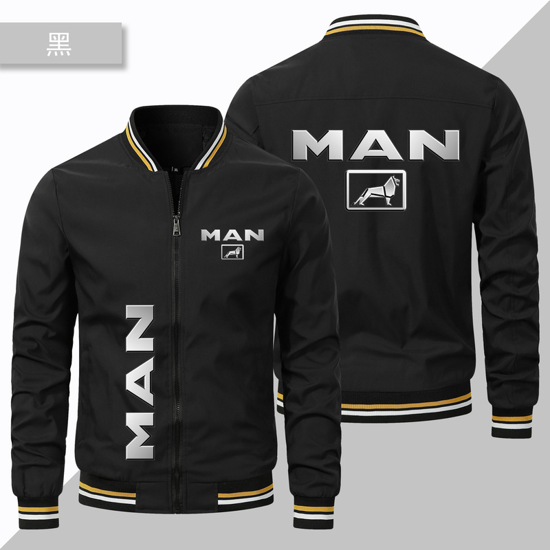 European Code Street Outdoor Fashion Sports Car Standard Jacket logo Set Men's Casual Thin Foreign Trade Cross-border Jacket
