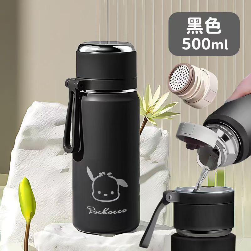 任意のパターンにすることができます 316 ステンレス鋼バウンス断熱カップ、ティーセパレーター付き、シンプルなポータブルスポーツウォーターカップ|undefined