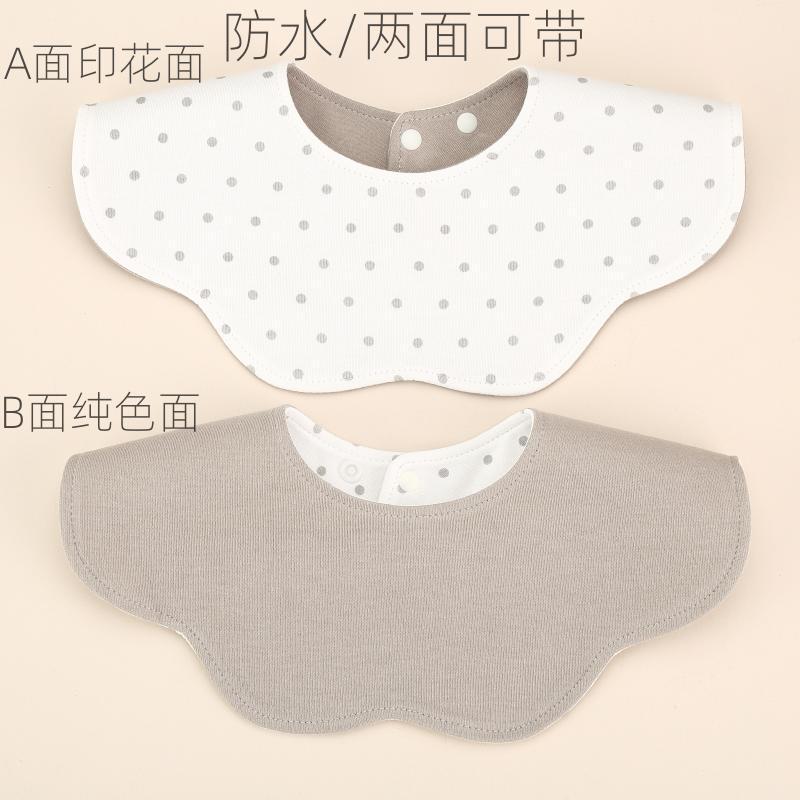 Babero Giratorio Impermeable para Bebé de 100% Algodón Impermeable y Giratorio de 360 Grados para Bebés image 22