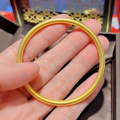 国潮素輪古法伝承ブレスレットの震え音が爆発した中実ブレスレットのシンプルな手環女