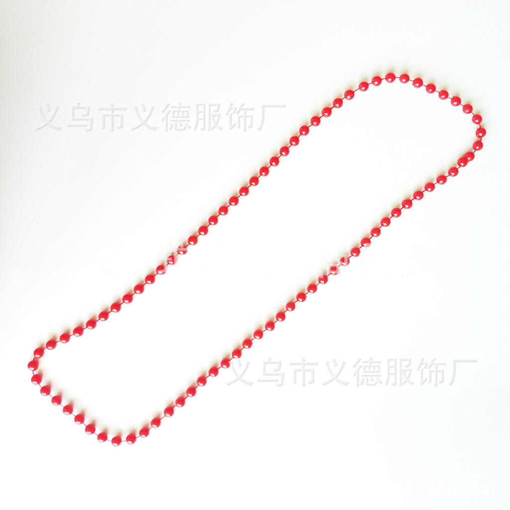 Collar de neón de 80 cm rojo grande