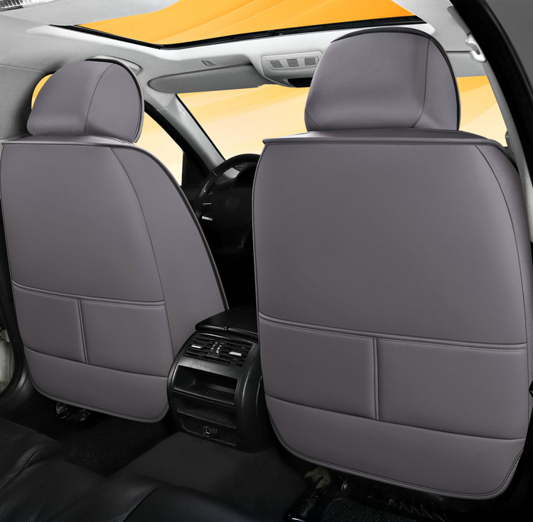 Cross-Border Foreign Trade Car Seat Cushion Leather Material Cover Four-Season Universal Car Seat Cushion Chair Cover Perforated Breathable Seat Cover