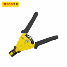 波斯工具黄色重型自动剥线钳0.5-8.0mm 铝合金电线剥皮钳BS443123
