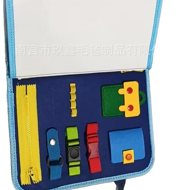 Montaña personalizada educación temprana acertijo apretado tablero de aprendizaje de fieltro hecho a mano ropa de bebé juguete versión de vida seguridad y protección del medio ambiente