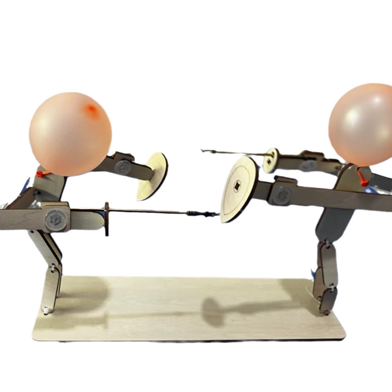 Globo Hombre batalla Festival de madera hombre original Internet celebridad doble batalla niños interacción padre-hijo pareja PK juguete rompecabezas