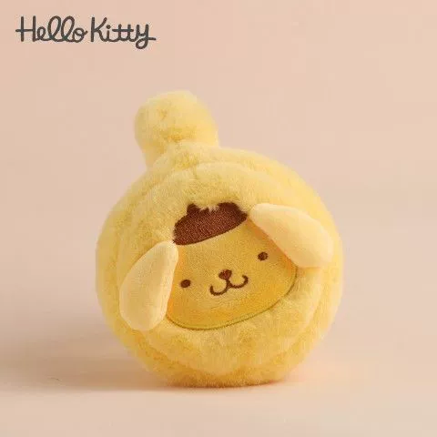 Hello Kitty плюшевые тёплые наушники-уши: защита ушей и тепло, варианты Pink Melody Spot, Blue Jade Dog Spot, Yellow Pudding Dog Spot