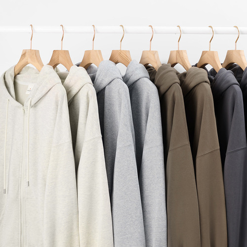 600g American Heavyweight Fox Fleece Open-Front Cardigan Jacket for Men, Autumn/Winter Thicken and Add Warmth, Solid Color Loose Men's Zip-Up Hoodie