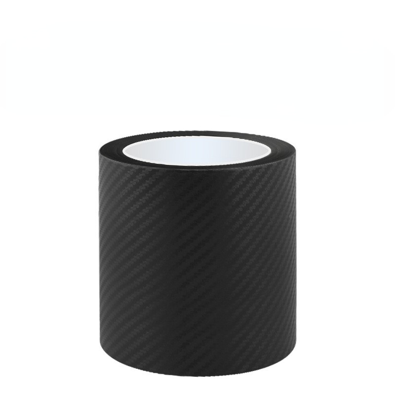 Umbral de la puerta del coche K3D patrón de fibra de carbono borde de la puerta tira de parachoques del coche pegatinas anti-banda de rodadura pegatinas parachoques trasero del tronco pegatinas