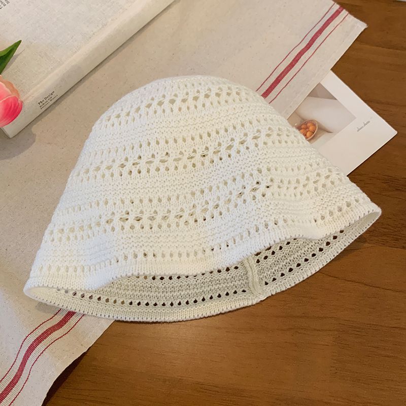 Hollow basin hat-beige