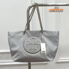 欧美TB尼龙布托特包大容量轻便妈咪购物袋迷你单肩女包批发高版本