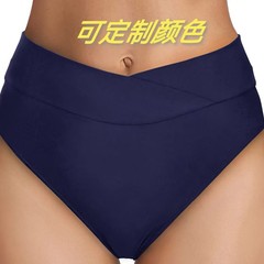 新型クロスボーダー新型レディースハイウエストクロス三角水泳パンツ速売通爆型ビキニスポーツパンツスポット