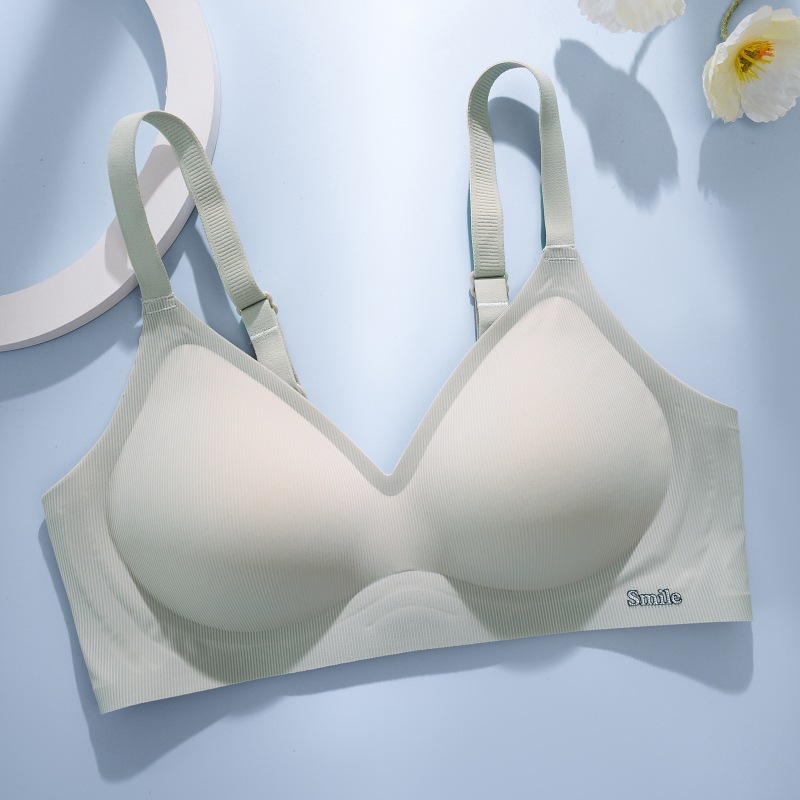 シンプルな光沢のあるゼリーのソフトサポート下着の女性の夏の薄いタイプの大きい胸は小さいです。|undefined