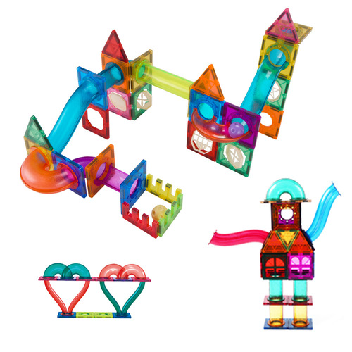 Supplementary magnet toys, magnetic pipelines, magnetic ball track, magnetic construction blocks, colorful magnetic window, wholesale and retail.