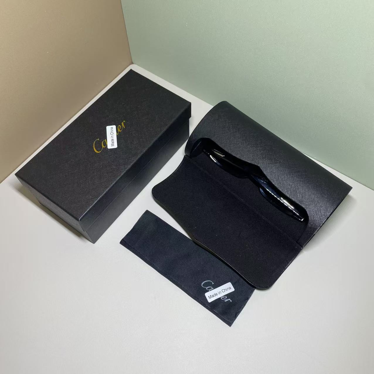 Fábrica al por mayor directa de una sola pieza de caja de espejos de alta calidad caja de almacenamiento gafas de sol gafas de sol caja de gafas de sol