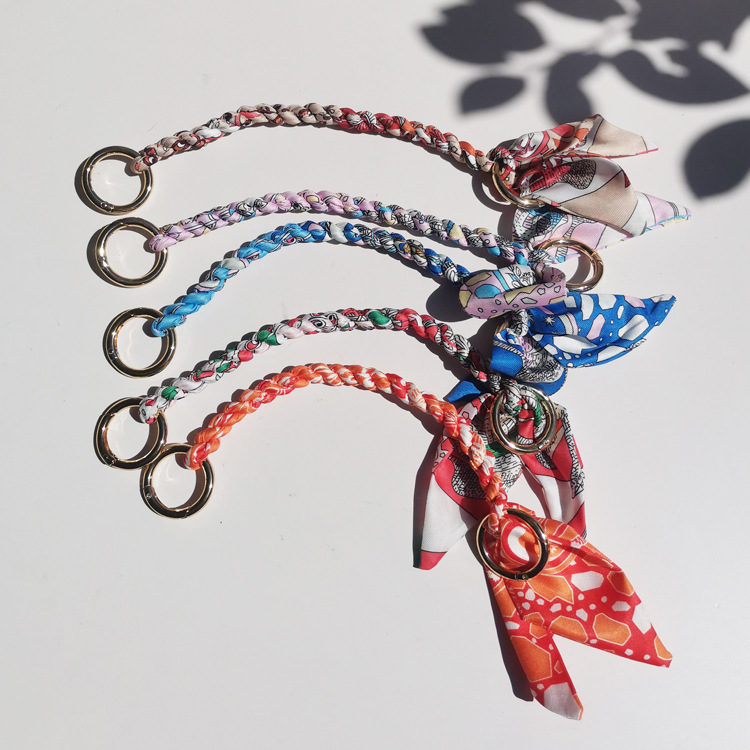 Bag Chain Accessories Chain Replacement Shoulder Strap Silk Scarf Braided Rope Bag Hand Strap Mobile Phone Case Chain Trendy Decorative Chain Bag Chain Accessories Chain Replacement Shoulder Strap Silk Scarf Braided Rope Bag Hand Strap Mobile Phone Case Chain Trendy Decorative Chain