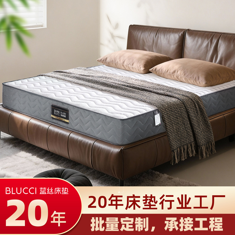 Wholesale Hotel and Homestay Mattresses, Home Bedroom Soft and Hard Dual-Use Simmons Coconut Palm Spring Mattress, Double-Sided Spine-Protecting Pad