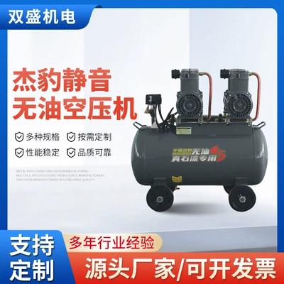 Jiebao Air Compressor, Oil-Free and Silent, Small Air Compressor Specifically for Woodworking
