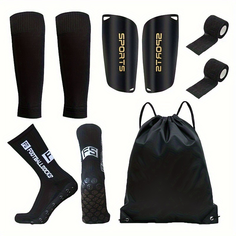 Temu Cross-Border Best-Selling Football Sock Set Fs Professional Thickened Towel Bottom Amazon Shein Leg Sleeves Protective Bandage