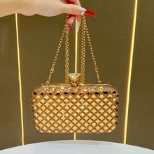 跨境新款手拿包女士包包晚装包欧美时尚礼服派对高级晚宴包斜挎包