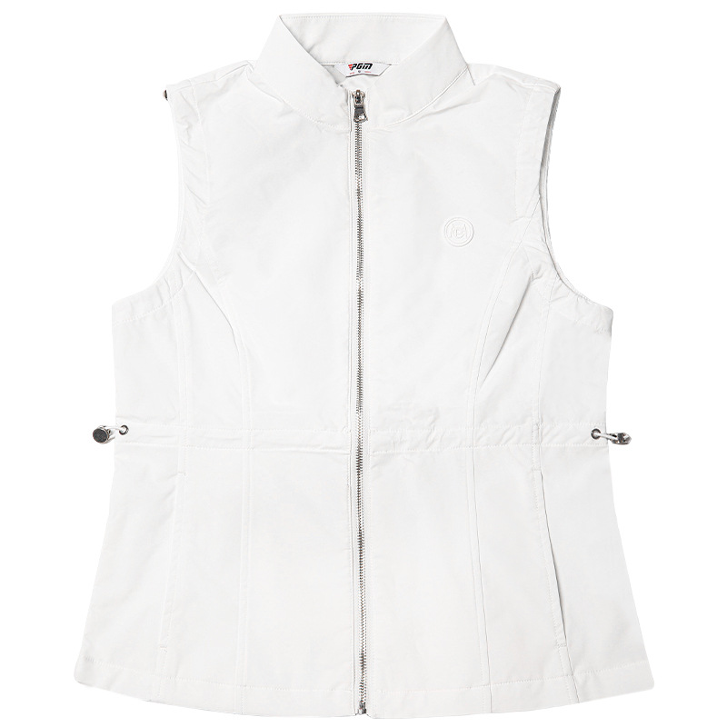 Áo vest nữ PGM Golf chống gió ấm áp, co giãn, thiết kế giảm eo — Áo vest đen [chống gió và ấm áp/điều chỉnh co giãn/giảm eo] YF843