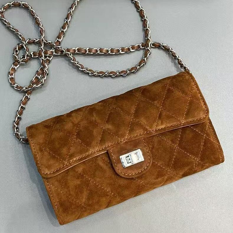 Crossbody Bag Small Fragrant Style Rhombus Chain Autumn and Winter New Retro Versatile Small Square Bag Card Holder Wallet Mobile Phone Bag for Women Crossbody Bag Small Fragrant Style Rhombus Chain Autumn and Winter New Retro Versatile Small Square Bag Card Holder Wallet Mobile Phone Bag for Women