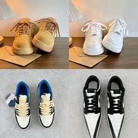 Putian pure original high version Air Force One aj1 low-top Lightning Barb Dunk черно-белая мужская и женская спортивная обувь с пандой
