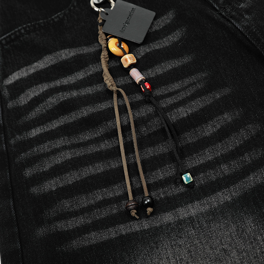 Men's Loose Fit Streetwear Denim Pants With Embroidery & Dagger Charm - Hip Hop Washed Jeans For Casual Wear (Black, S-4XL)_mkmklike.com