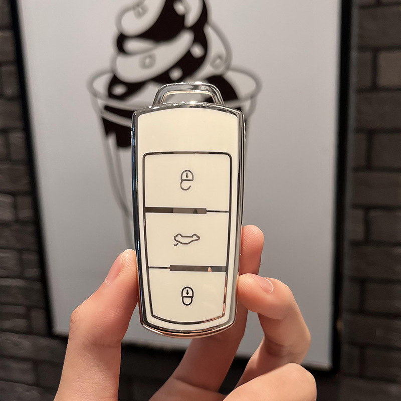 Aplicable a la Caja dominante de Volkswagen Magotan Passat CC Golf 8-Way ID4 lingdu L Tuang X hebilla del bolso de la llave del coche