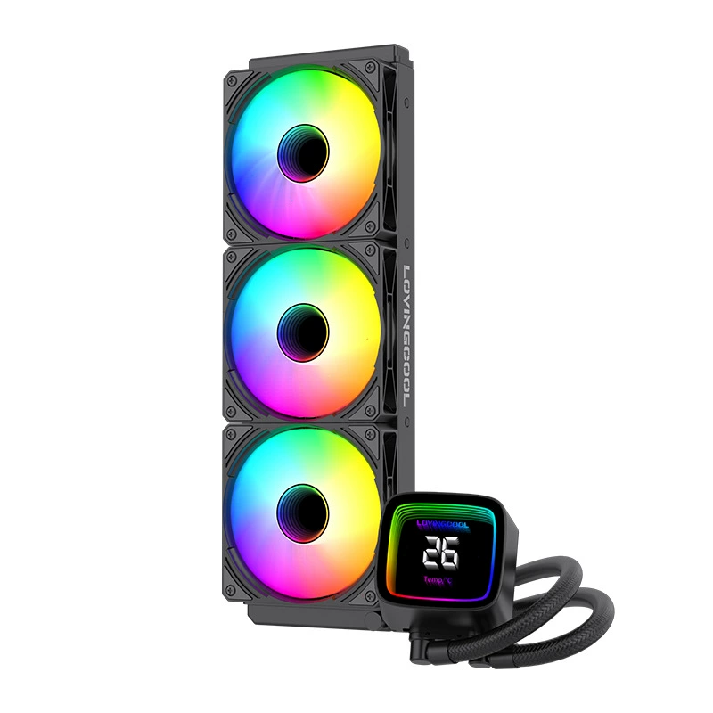 360 water-cooled CPU radiator 120240 temperature display liquid-cooled ARGB computer multi-platform AMD universal INTER