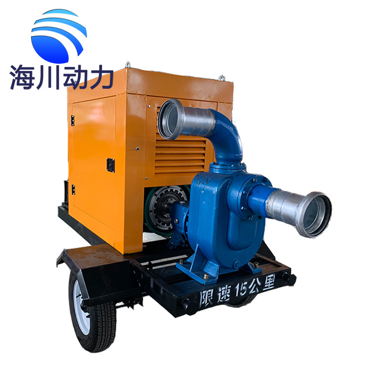 30kw灌漑用水ポンプ果樹園農地農業用移動自吸ポンプ大流量洪水防止排水ディーゼルポンプ|undefined