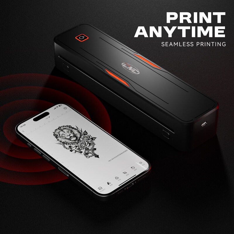 New Product! Matte Surface Realistic Tattoo Printer Tattoo Transfer Machine Logo Cross-Border Exclusive Supply New Product! Matte Surface Realistic Tattoo Printer Tattoo Transfer Machine Logo Cross-Border Exclusive Supply