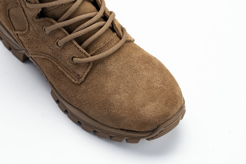 New Brown Combat Boots Men's Boot Winter Topcoat Cowhide Boots Mountaineering Boots Durable, Waterproof, and Puncture Resistant Tactical Boots_voghion.com