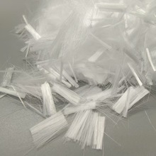 聚丙烯抗裂短纤维3mm工厂拿样 高分散腻子单丝玻璃复合短切纤维丝