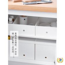 批发ღ直角透明收纳箱方形直角收纳家用厨房杂物塑料整理箱橱柜手
