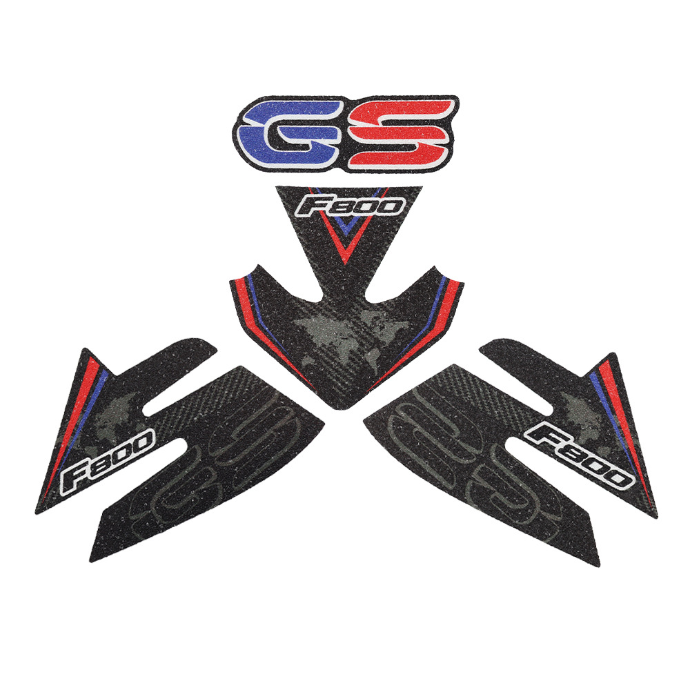 Adecuado para BMW F800GS Tanque de combustible superior Tanque de combustible Lado antideslizante Anti-arañazos Protección Etiqueta decorativa Pegatina