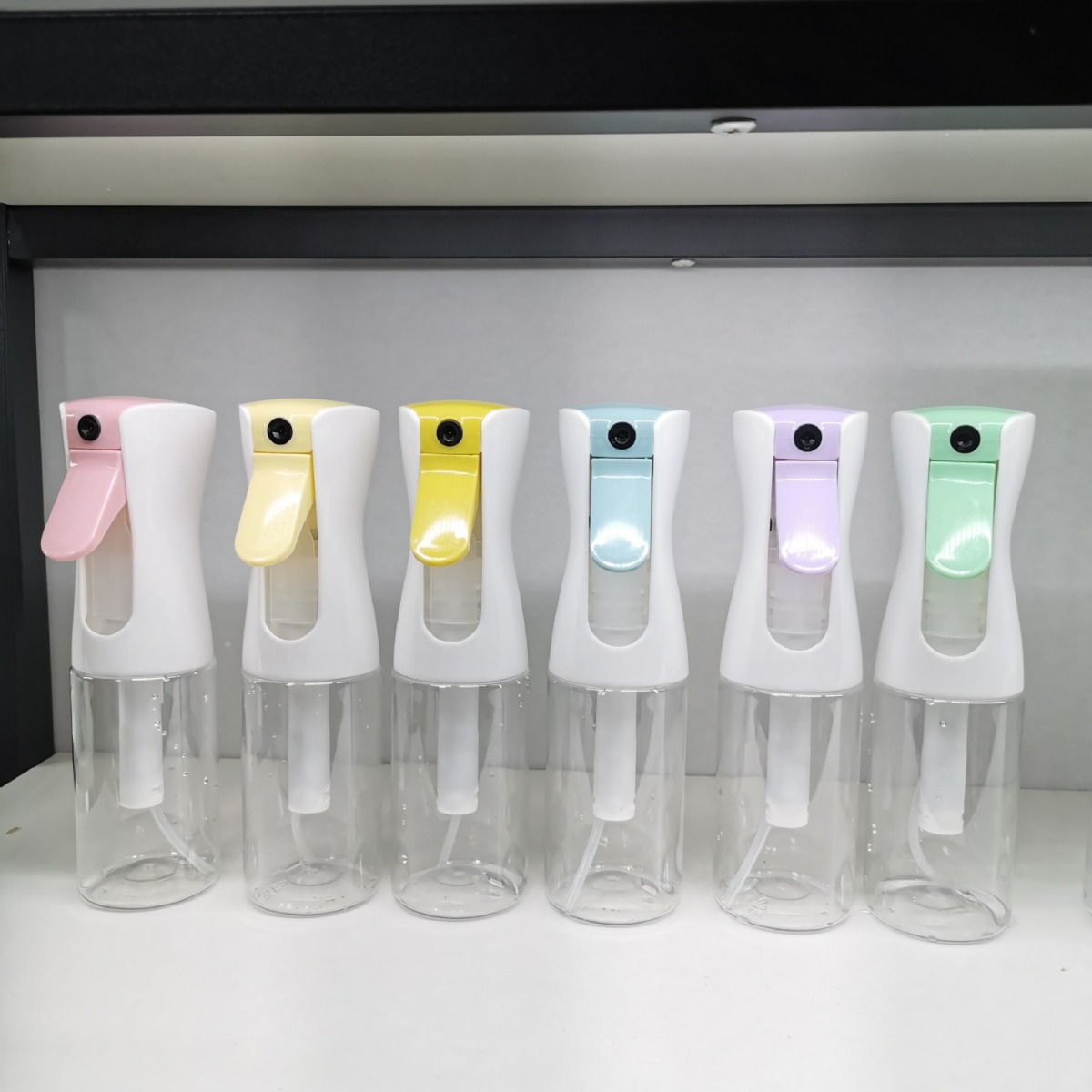 彩色160ml300ml持续喷雾瓶 连续喷雾高压喷雾瓶 发廊用细雾喷壶