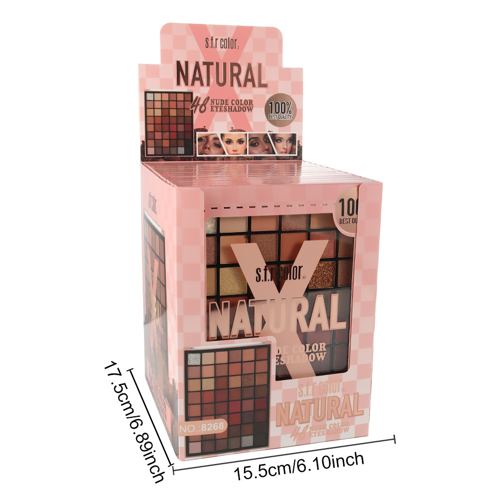 s.f.r color transfronterizo productos de venta calientes escenario perlada 48 color gran sombra de ojos maquillaje al por mayor image 5
