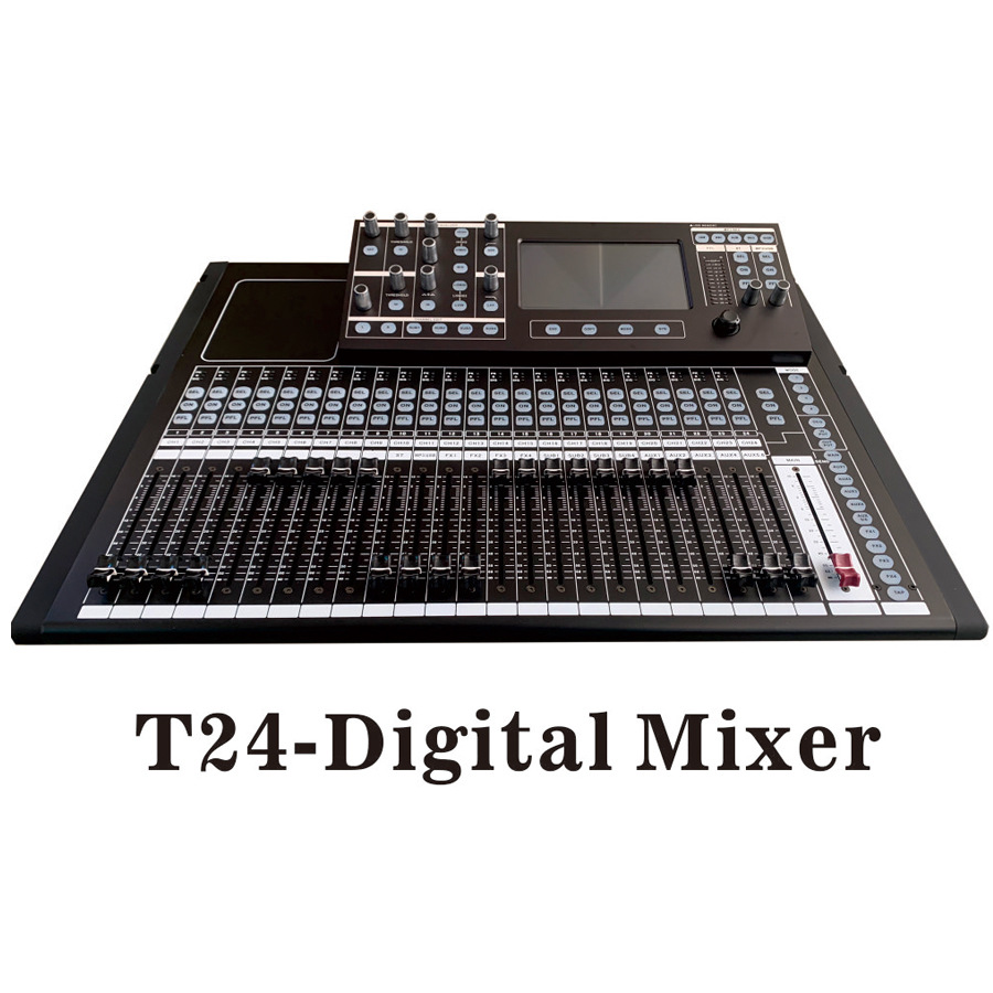 Mezclador digital de escenario Mesa digital 24 vías T24