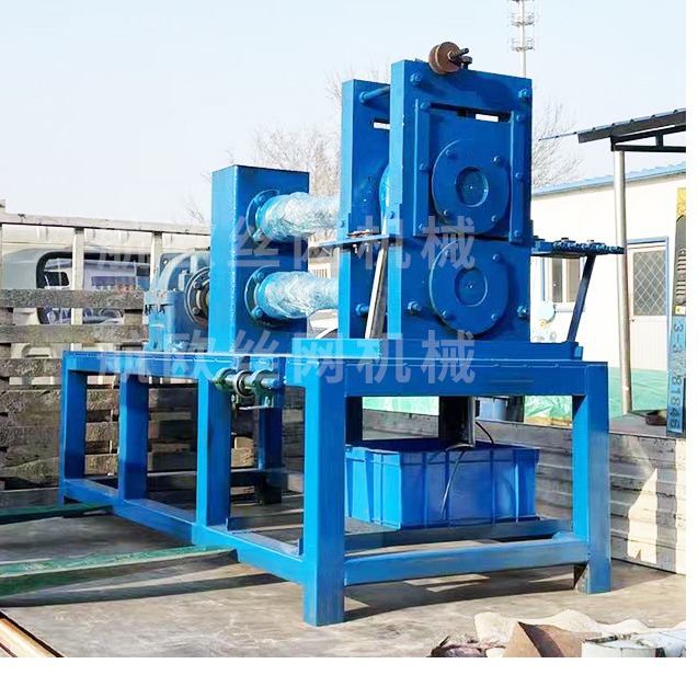 圆钢筋压扁线冷轧机压扁调直切断机收线机养殖脚踏扁筋成形机